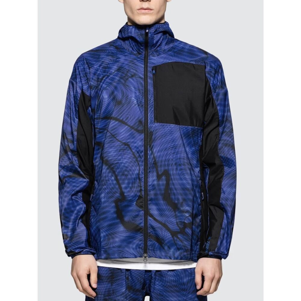 White Mountaineering x Adidas Terrex WM Wind Jacket Blue Black Men’s Small